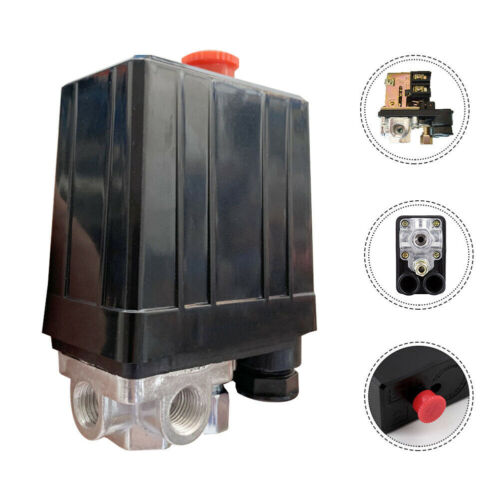 240V 20A Four Port Air Compressor Pressure Switch Control Regulator 90 -120PSI - Picture 1 of 8