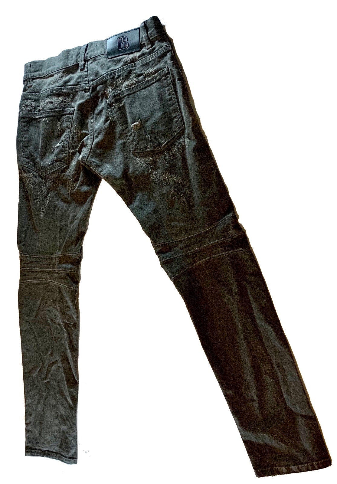 Купить Pierre Balmain Biker Denim Black 