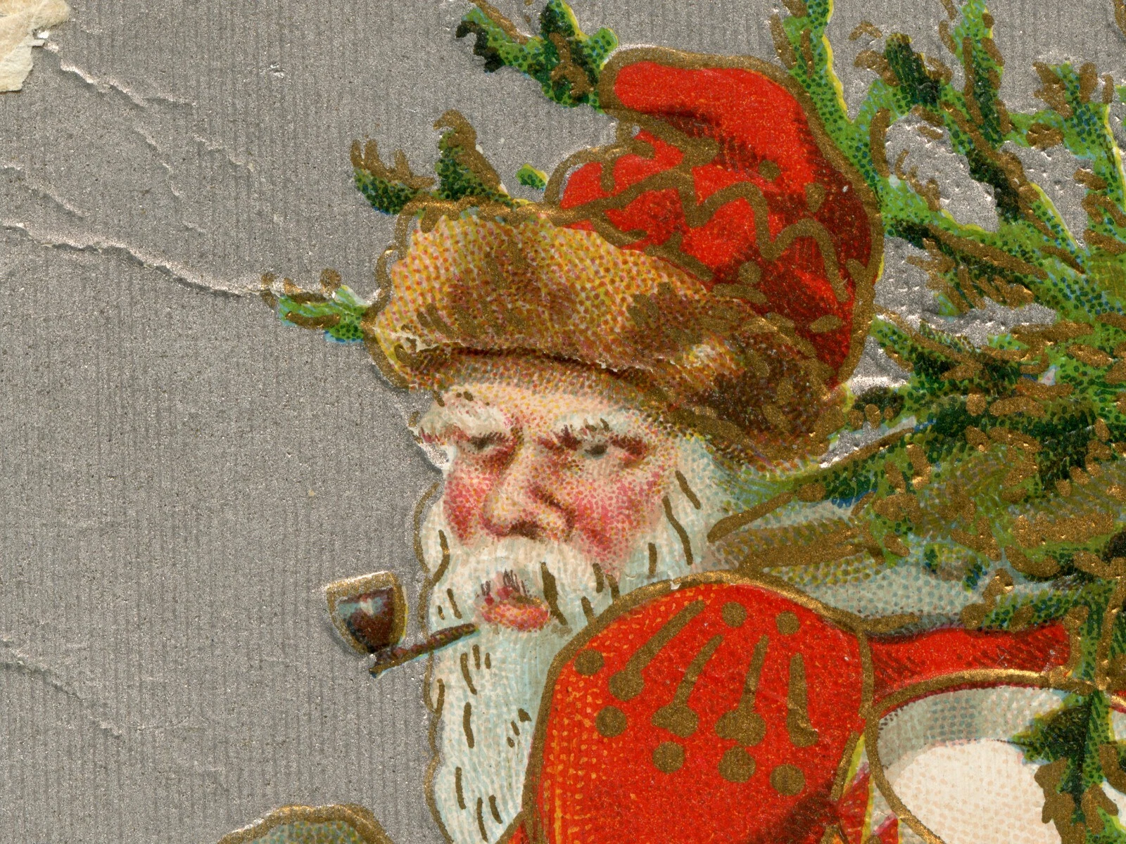 1938 Christmas Poster - Vintage Santa Claus Artwork - Multiple Sizes - Matte Vertical Poster