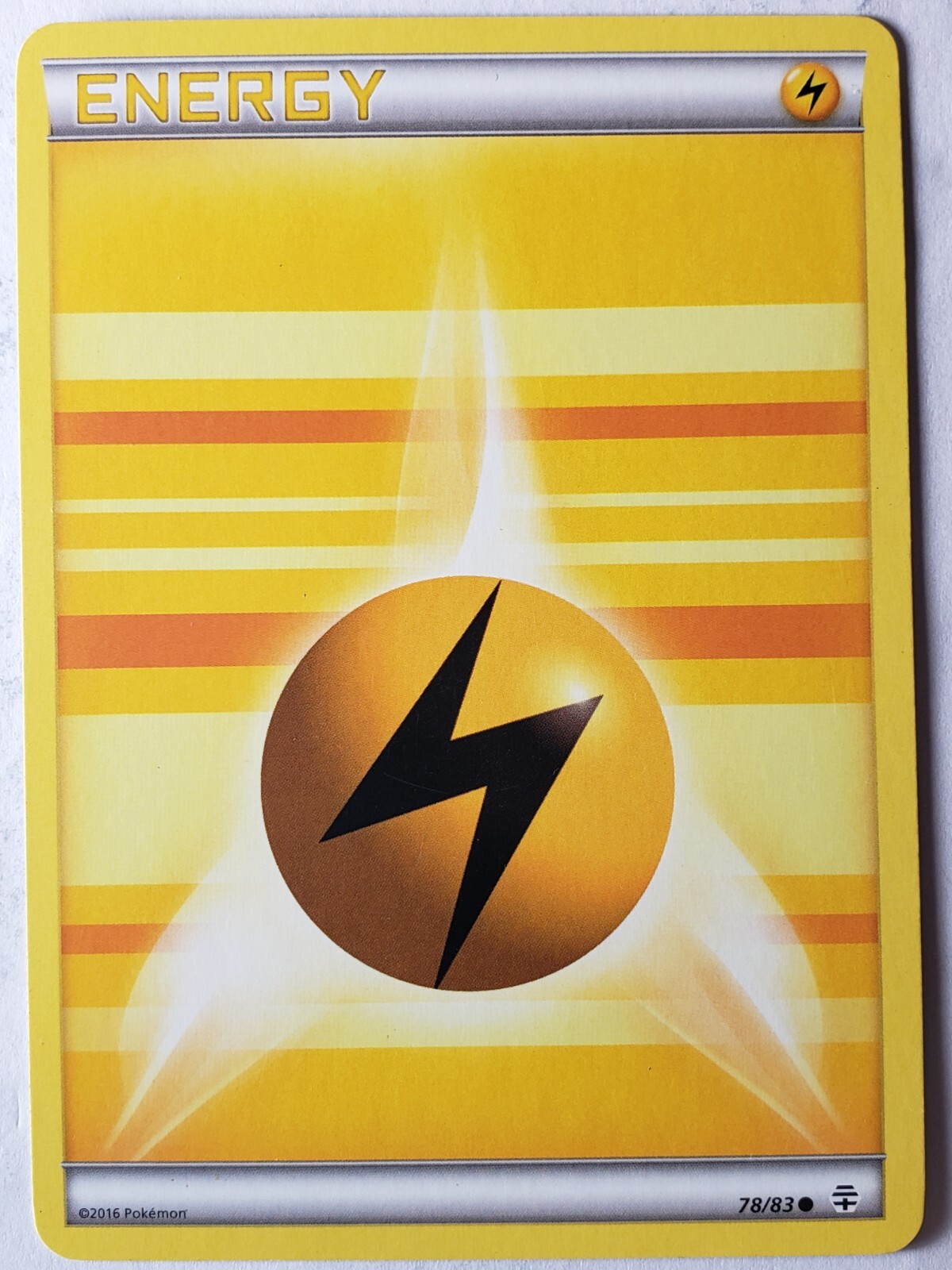 Lightning Energy 78/83 VLP / NM - XY Generations Pokemon Card $2 Combined Ship