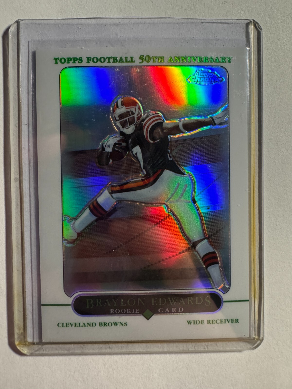 K250,806 - 2005 Topps Chrome Refractors #174 Braylon Edwards