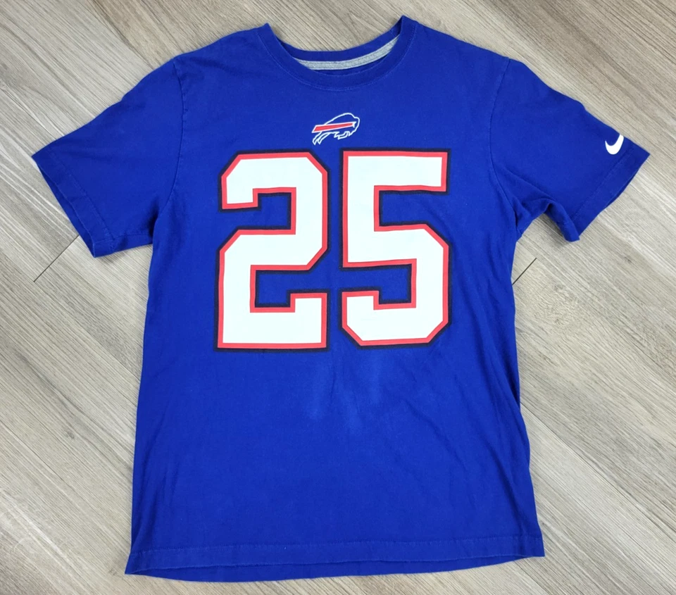 Camiseta gráfica Nike Buffalo Bills LeSean McCoy #25 talla mediana para hombre Foto 2 de 4