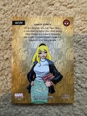 2017 Fleer Ultra Marvel Spider-Man GWEN STACY ROYAL FOIL (43/99