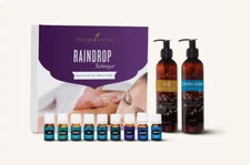 Young Living Raindrop Technique Essential Oil Collection Kit Free Shipping US