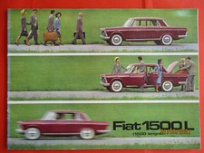 Brochure FIAT 1500 L -- 1965