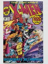 Uncanny X-Men #281 (1991) 2nd print 1st X-Men Gold team Claremont VF+ wavy pages