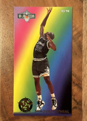 1993-94 Fleer NBA JAM SESSION 2nd Year Star Shaquille O Neal Insert #7 of 8