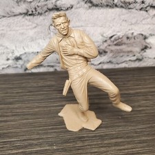 Vintage 1960  s Marx  Co. Inc. Cowboy Figure Plastic Toy - DAMAGED SEE PHOTOS