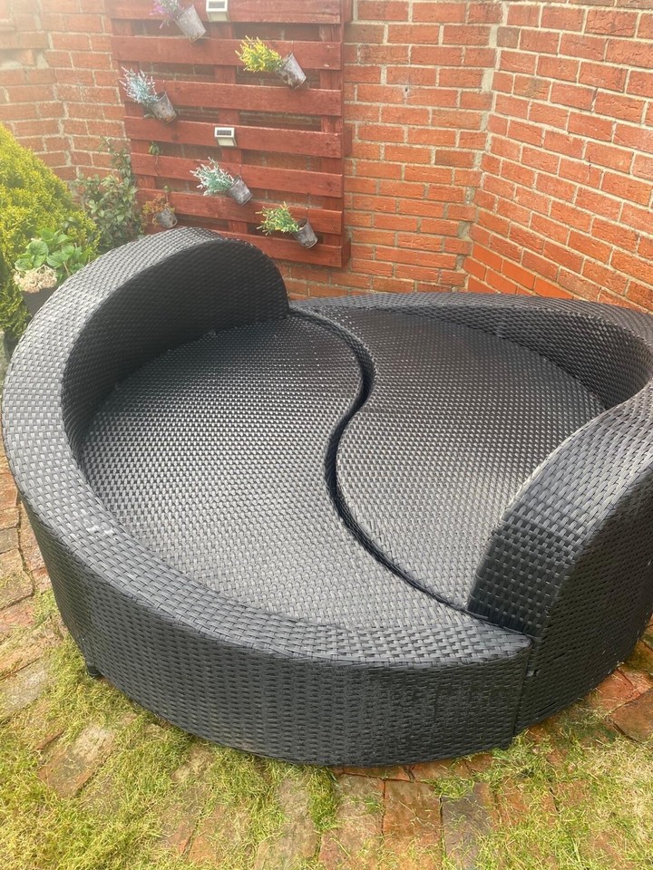 Rattan garden chair eBay