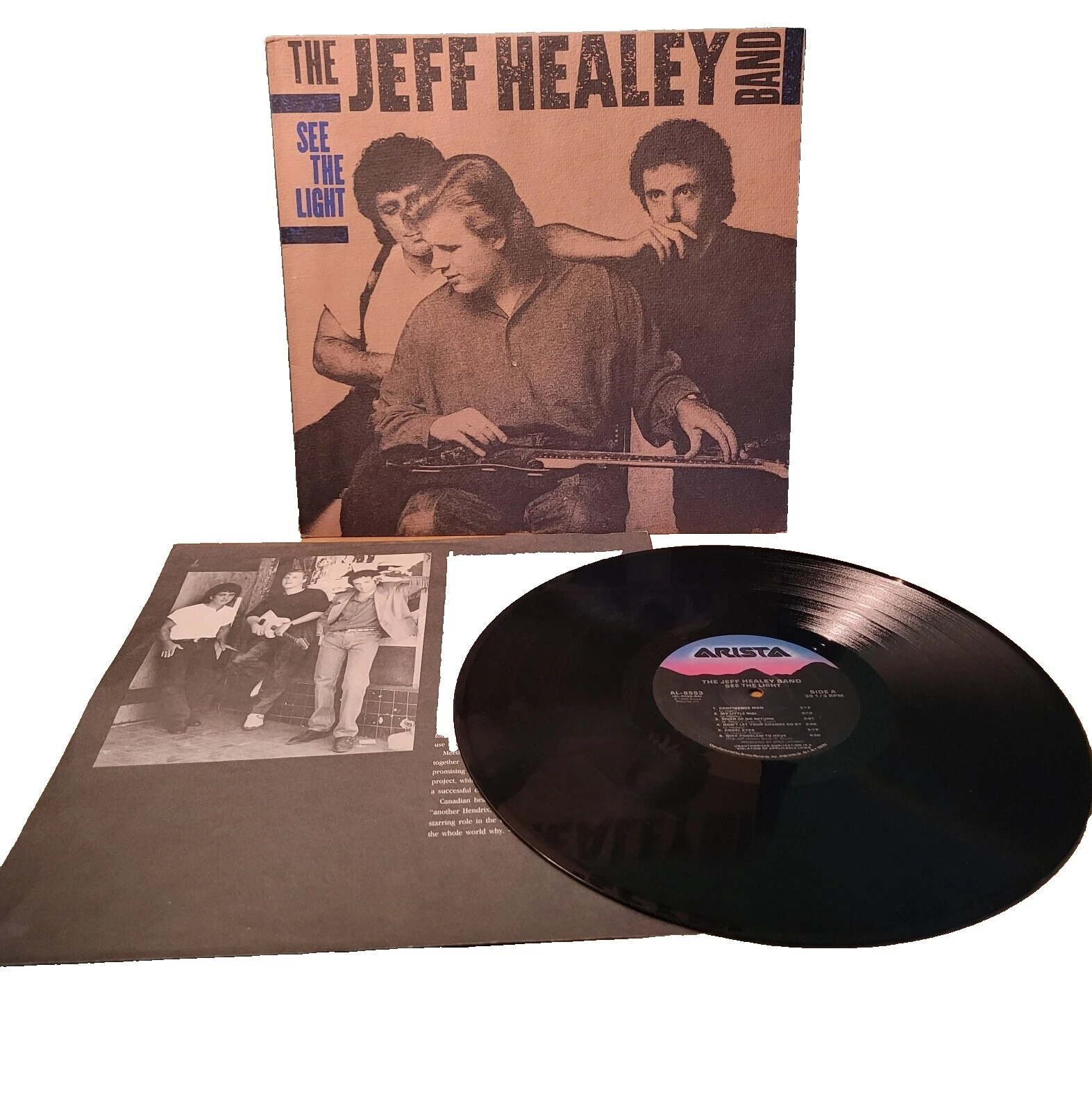 Jeff Healey Rock Vinyl Records