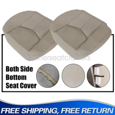 For 2003 2004 2005 2006 Cadillac Escalade Both Side Bottom Seat Cover Tan #152