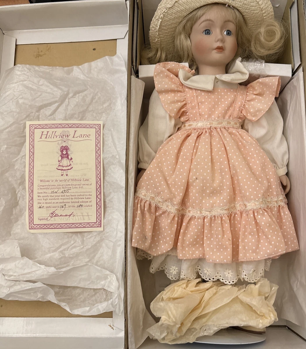 Hillview Lane Porcelain Doll Number 169 eBay