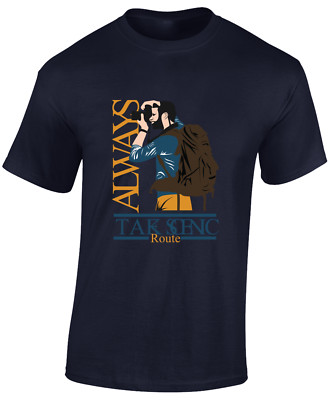 Always Take Scenic Route Walking Hiking Clothing Unisex T-Shirt