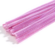 Factory Direct Craft Pink Pipe Cleaners | 300 Pieces