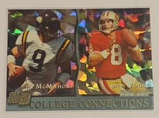 1993 Pro Set College Connections Jim McMahon Steve Young Football Card #CC7 NM