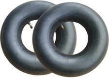 2 Pack of 15x6.00-6" Inner Tubes with Bent Valve Stem for Lawn 15x6.00-6 TR87
