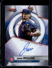 2025 Bowman's Best Jaxon Wiggins Auto #B25-JWI Cubs