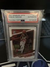 2021-22 Panini Donruss Optic - Pascal Siakam #123 Auto On Card!