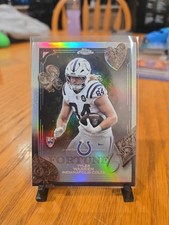 2025 Topps Chrome Football - Tyler Warren RC Fortune 15 Refractor F15-30