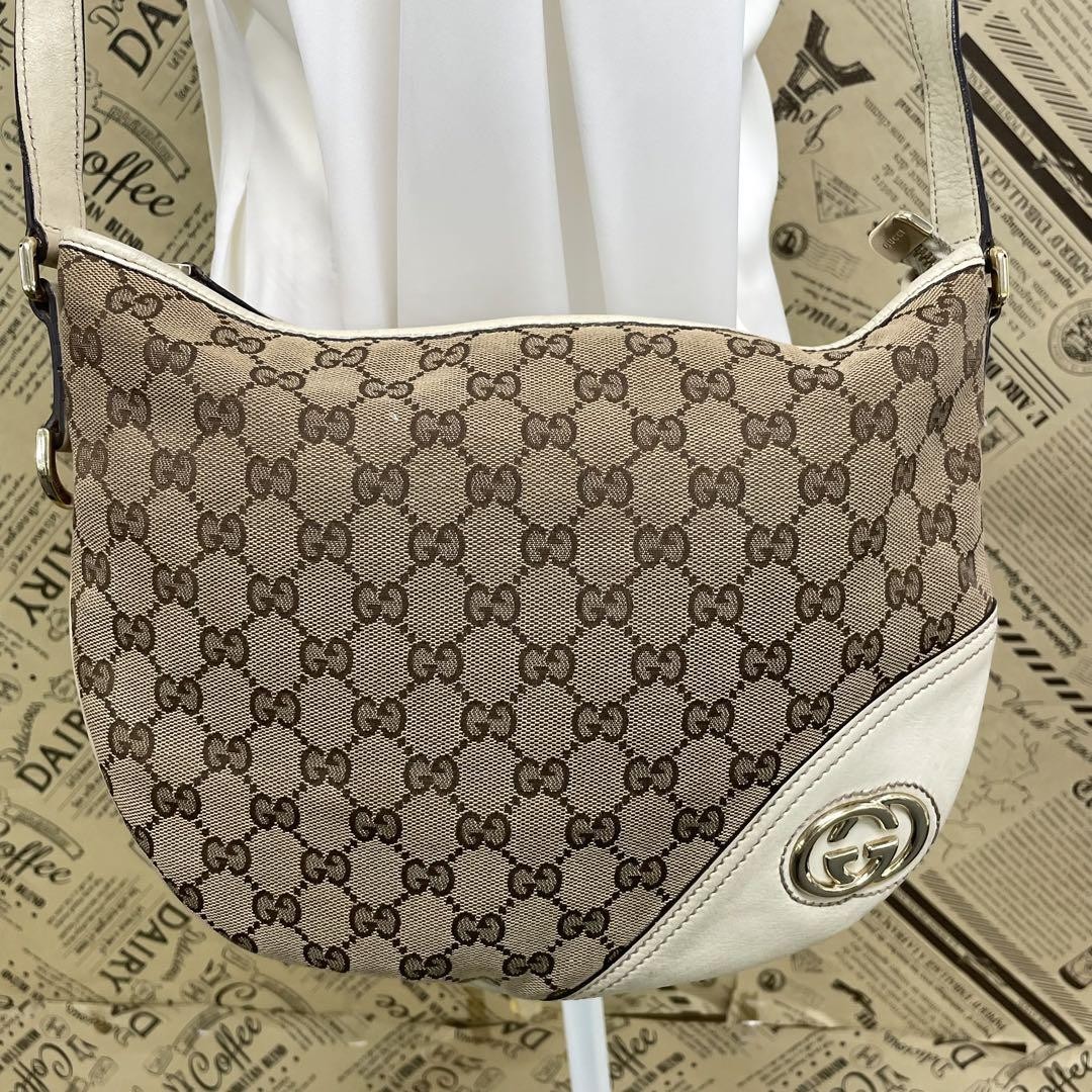 Gucci New Brit Interlocking Shoulder Bag FS164 Japan Import