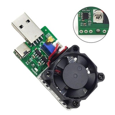 DC Electronic Load 18W 30W with Intelligent Fan for Efficient Discharge Testing