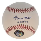 WILLIE MAYS HOF 79 NEW YORK GIANTS MET SIGNED AUTO OML BASEBALL PSA/DNA SAY HEY