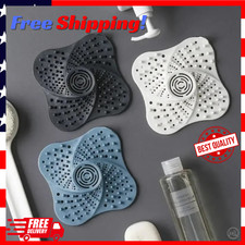 Hair Catcher Drain Stopper Shower Sink Strainer Filter Cover Bathroom 1-Pack
