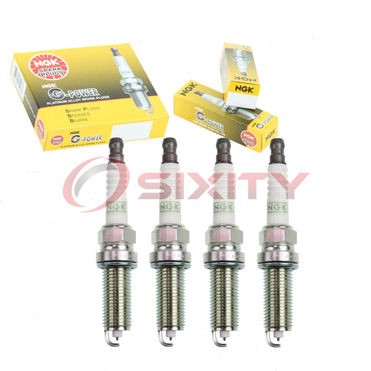 4 pc NGK G-Power Spark Plugs for 2007-2020 Nissan Versa 1.6L 1.8L L4 ok