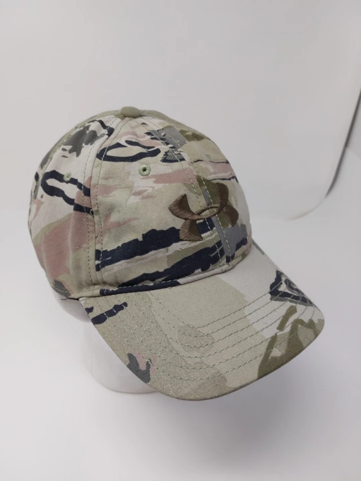 Under Armour UA Camo Snapback Hat Adjustable 2014 Soft Front Cap EUC - Image 3 of 4
