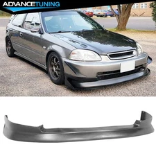 Fits 96-98 Honda Civic CS Style Front Bumper Lip Spoiler Splitter PU Unpainted