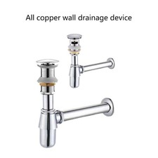 Standard Size Bottle Trap Functional Waste Pipe Easy Install Odor Frees Drain