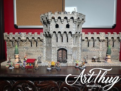Epix Haven 4-Story Castle Gatehouse - RPG 28mm Terrain - Dungeons & Dragons