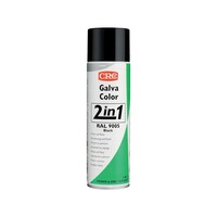 Crc Galvacolor 9005 Schwarz Rostschutzfarbe 2-In-1 500 Ml 12 Stk