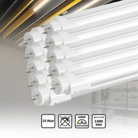 Restposten 25X Led RöHre 150Cm Neutralweiß 4000K 25W T8 G13 Pc Alu Matt Tube