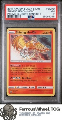 Shining Ho-Oh-Holo #SM70 - 2017 Pokemon Sm Black Star Promo - PSA 7