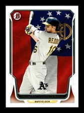 JOSH REDDICK ⚾ 2014 Bowman Hometown Parallel #49 Oakland Athletics