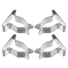 4 PCS Marine Spring Clip Paddle Mounting Kayak Clips Boat Hook Holder