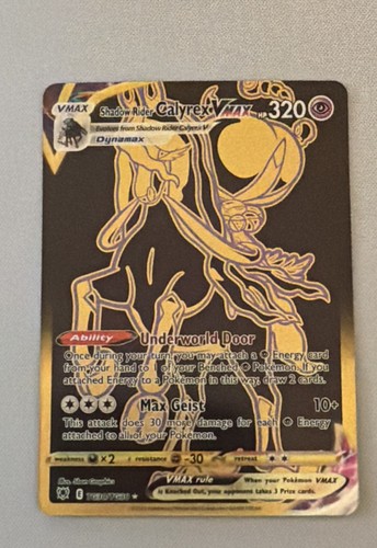 Shadow Rider Calyrex VMAX (Secret) TG30/TG30 Swsh10: Astral Radiance Trainer...