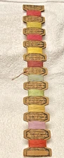 Vintage Never Cut Magic Spool Thread Spools Sewing 14 7/8 x 2 1/4"