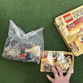 LEGO Pharaoh's Quest: Cursed Cobra Statue (7325) Used All Pieces And Figs Includ