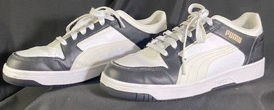 Puma Sneaker Herren Gr.47 Weiß Schwarz SoftFoam+ Freizeit Schuhe Top