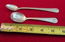 2pc Gerber Oneida Stainless Baby Spoons Engraved Name Jack Robert 6-6-99