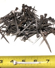 Horseshoe Nails New 2 1/4" Lot of 117 Nails Low Carbon/Polished/Galvanized