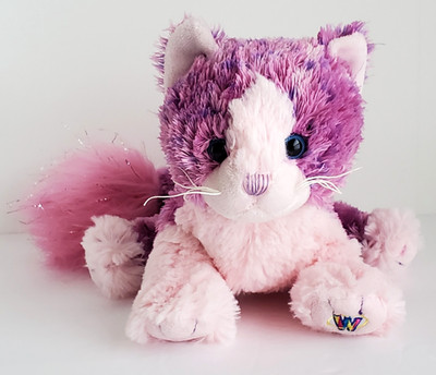 Rare Ganz Webkinz Pom Pom Kitty Plush Stuffed Animal Retired HM444 NO CODE