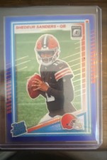 2025 Panini Donruss Optic - Rated Rookie Shedeur Sanders #203 Purple Shock Prizm