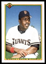 Kevin Mitchell 1990 Bowman #232 Giants MLB READ FREE SHIPPING AutographDen
