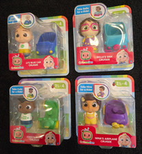 Lot Of 4 Cocomelon Cruiser Figure Vehicle, New