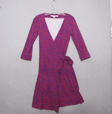Diane Von Furstenberg DVF Wrap Dress 6 Leopard New Julian Two Career Office