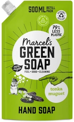 Marcel's Green Soap - Hand Refill Tonka & Muguet - 1 count (Pack of 1)