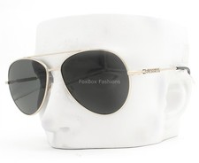 Burberry Pilot Sunglasses Polished Light Gold BE 3147 1109/87 with Case